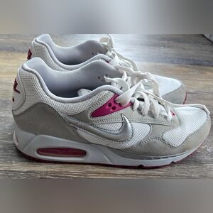 Nike Women's White and Pink Sneakers